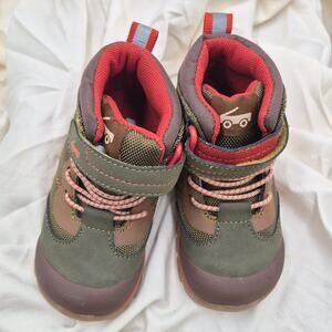 NEW See Kai Run Kids Canyon Waterproof Boots Olive Green SIZE 8